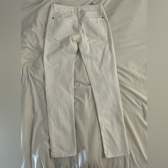 Brunello Cucinelli Low-Rise White Denim Skinny Jeans size 2 US 38 IT - Picture 2 of 6